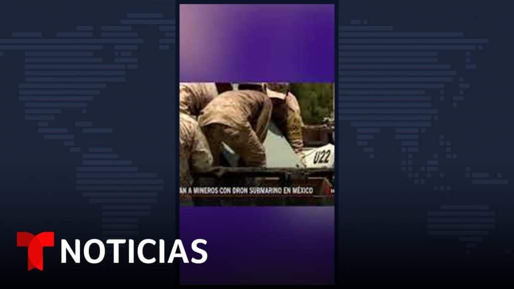 Un dron submarino entró a la mina en busca de los mineros #Shorts | Noticias Telemundo