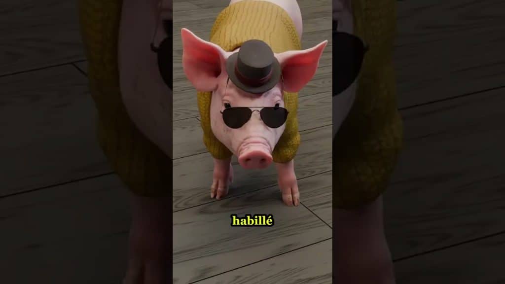 il élevé un cochon youtubeur😈#insolite #faitsinteressants