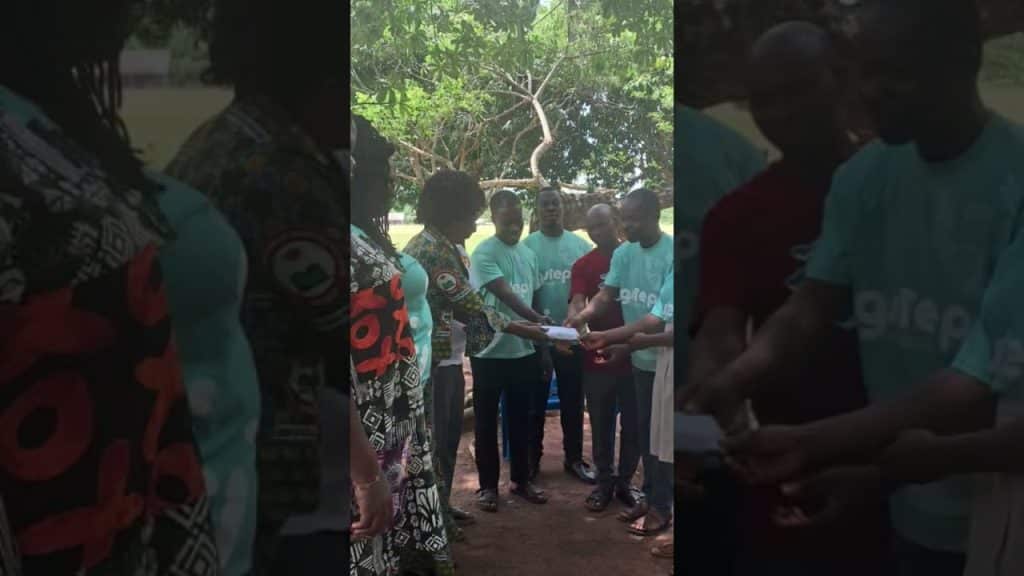 TEAM AGRITECH FLYERS RECEIVE SUPPORT FROM AFADZATO SOUTH MP FOR DRONE-BASED RICE SEED PROJECT