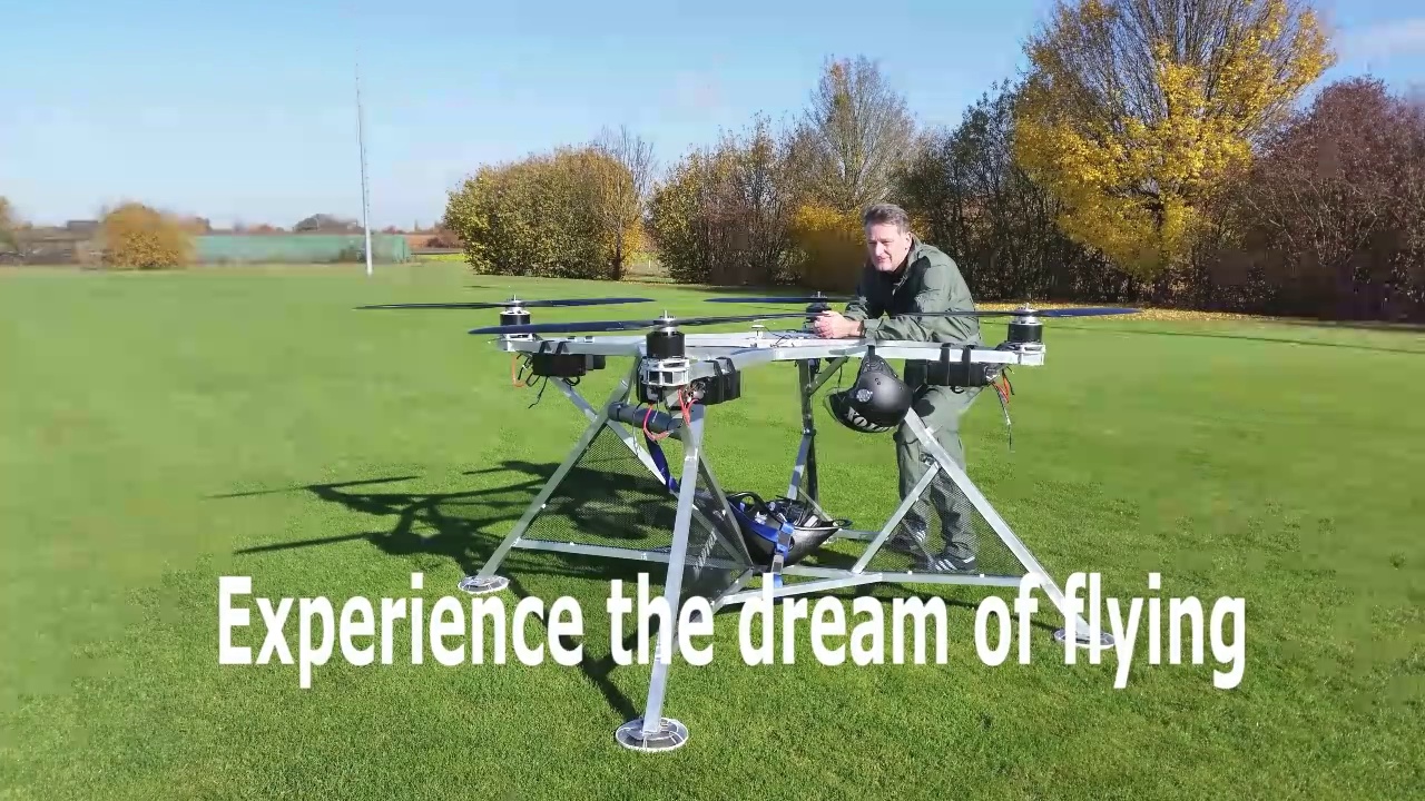 Dailymotion Amazing Tech | The flying man - drone hovering - Manntragende Drohne - self-made